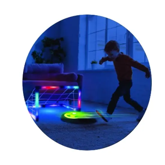 Glow Games Hover Soccer Sports Set: Toy Sports Set with Net for Kids image {5}