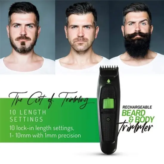 Rechargeable Beard And Body Trimmer image {3}