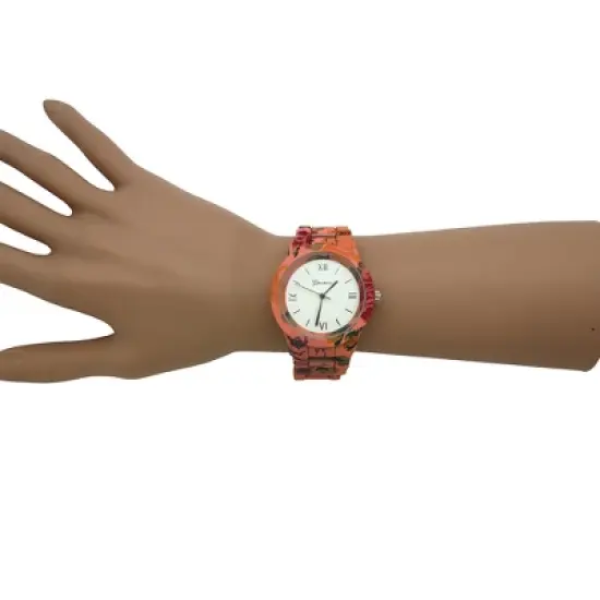 Olivia Pratt Flowers Band Women Watch image {3}