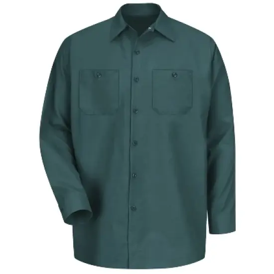Red Kap&reg; Men's Long Sleeve Industrial Work Shirt image {14}