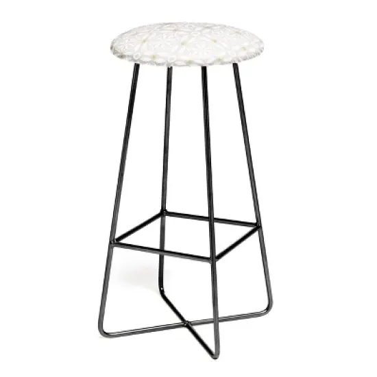 Iveta Abolina Floral Tile Barstool - Deny Designs image {2}