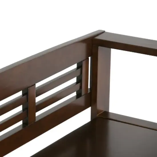 48" Chandler Solid Wood Entryway Storage Bench - Wyndenhall image {8}