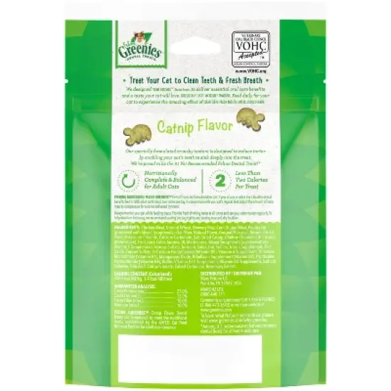 Greenies Catnip Flavor Dental Cat Treats image {1}
