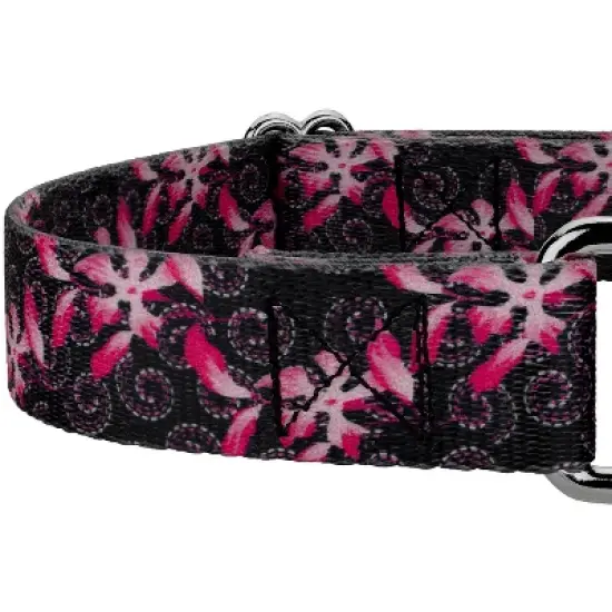 Country Brook Petz Pink Honeysuckle Breeze Martingale Dog Collar image {3}