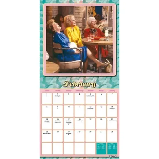 Trends International 2026 Golden Girls 12"x12" Wall Calendar image {2}