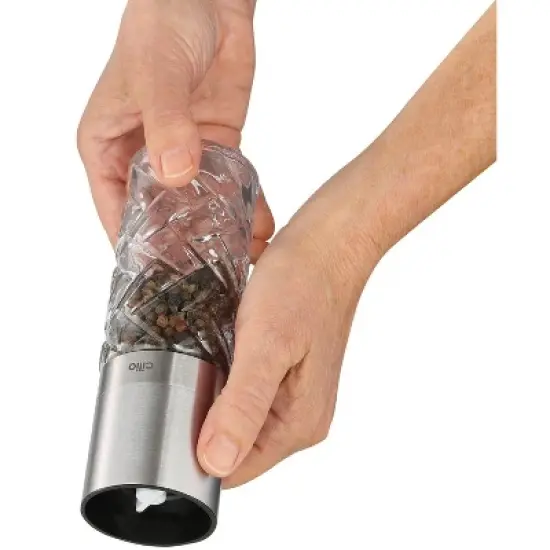 Cilio "Cristallo" Salt or Pepper Mill, s/s, 2"dia. X 6.7" - 2 units image {4}