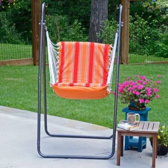Soft Comfort Swing Chair & Stand with Sunbrella - Algoma
 image {4}