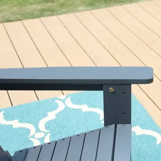 Outdoor Poplar Wood Adirondack Chair - Captiva Designs image {7}