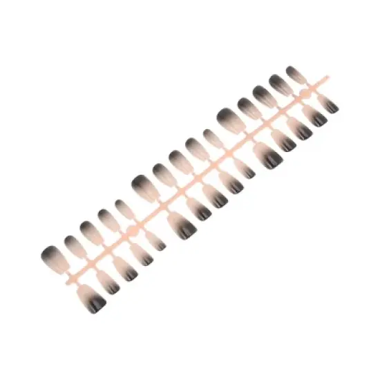 Unique Bargains Crescent Short Coffin Fake Nails 1 Pc image {6}