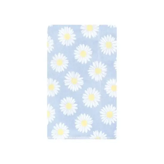 Hudson Baby Infant Girl Cotton Flannel Burp Cloths, Daisy Bee, One Size image {3}