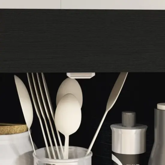 HOMCOM 72" Traditional Freestanding Kitchen Pantry Cupboard with 2 Cabinet, and Adjustable Shelves image {5}