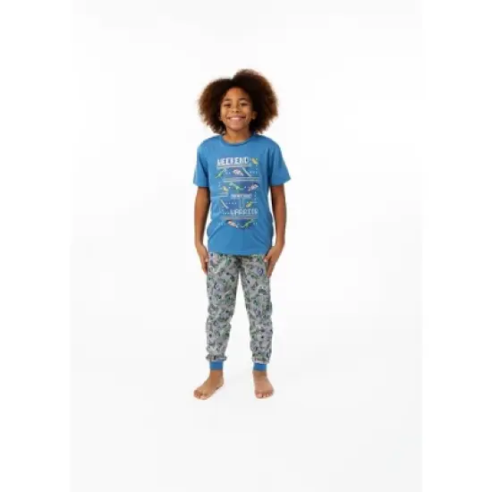 Sleep On It Boys Weekend Warrior 2-Piece Pajama Sleep Pants Set image {5}