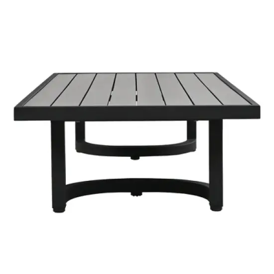 4-Piece Outdoor 5-Seater Steel Cnversation Sofa Set with Coffee Table, Waterproof, Anti-rust and Anti-UV image {10}