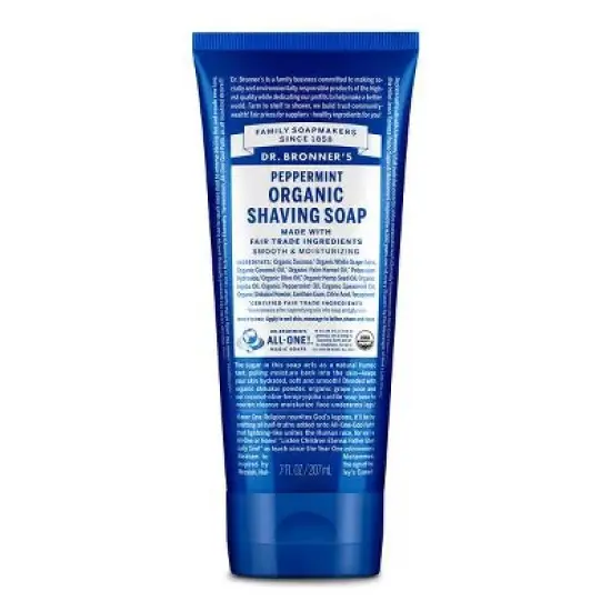 Dr. Bronner's Shave Soap - Peppermint - 7 fl oz image {3}