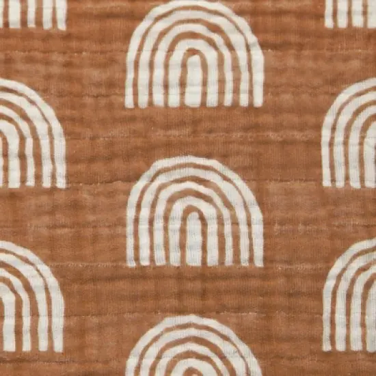 Babyletto Rainbow Quilted Muslin Changing Pad Cover image {4}