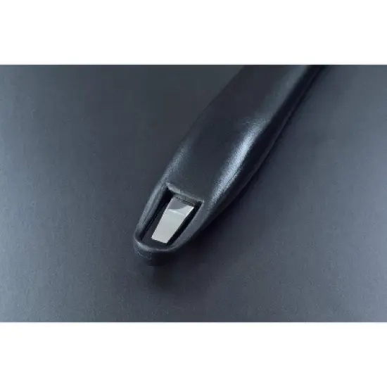 Heavy Duty Stainless Steel Bottle Opener, 5.9" Black Plastic Handle for Right-handed, Seki Japan image {5}