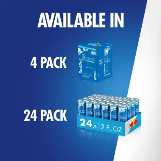 Red Bull Sugarfree Sea Blue Edition Energy Drink - 12 fl oz Can image {6}