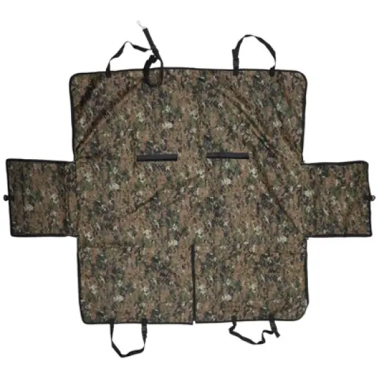 Unique Bargains Camouflage Patter Pet's Car Seat Cover Green 1 Pc image {6}
