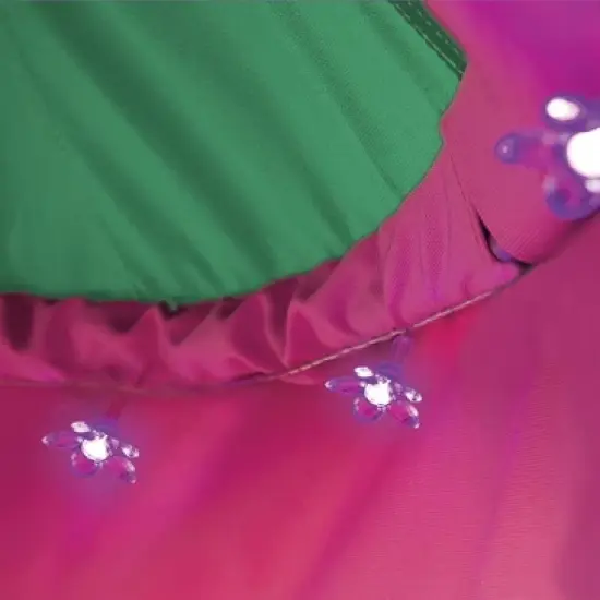 HearthSong Cozy Posy HugglePod HangOut Set with Nylon Hanging Tent, LED Flower Lights  and Crescent Stand image {6}