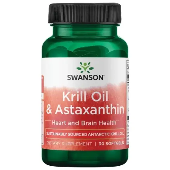 Swanson Krill Oil & Astaxanthin 30 Softgels image {5}