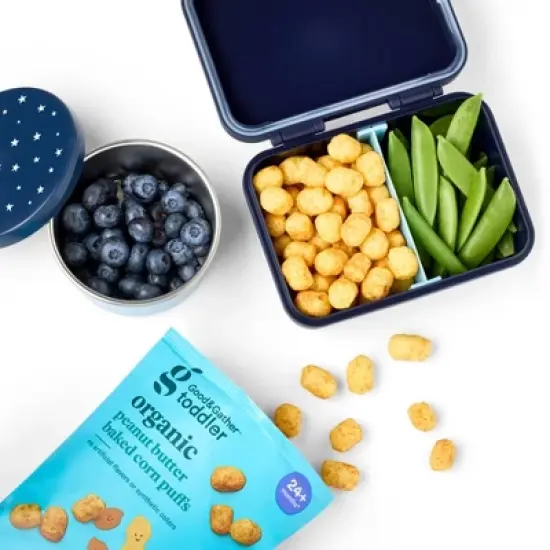 Toddler Peanut Butter Puffs Baby Snacks - 2oz - Good & Gather&trade; image {2}