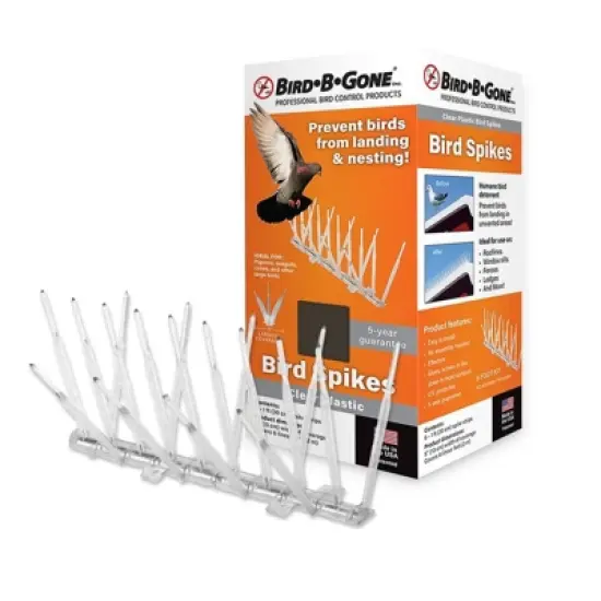 Bird-B-Gone Bird Repelling Spikes For Assorted Species 1 pk image {1}