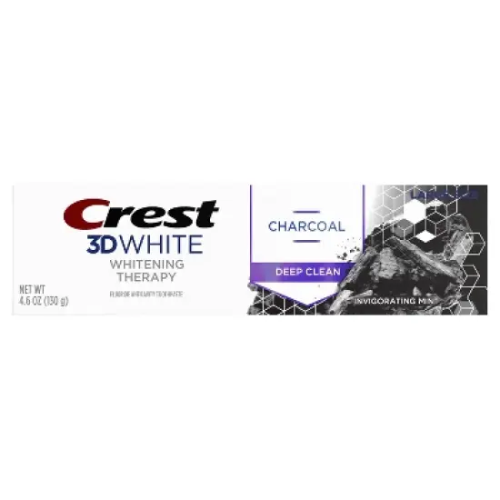 Crest 3D Whitening Therapy Charcoal Deep Clean Toothpaste - 4.6oz image {2}