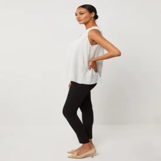 Pleated Sleeveless Maternity Blouse | A Pea in the Pod image {6}