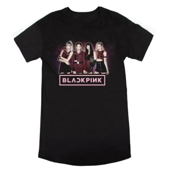 Blackpink Girl Group Members Women's Charcoal Heather T-shirt image {1}