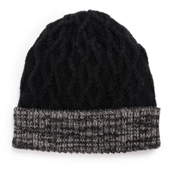 MUK LUKS Men's Cable Cuff Cap image {5}