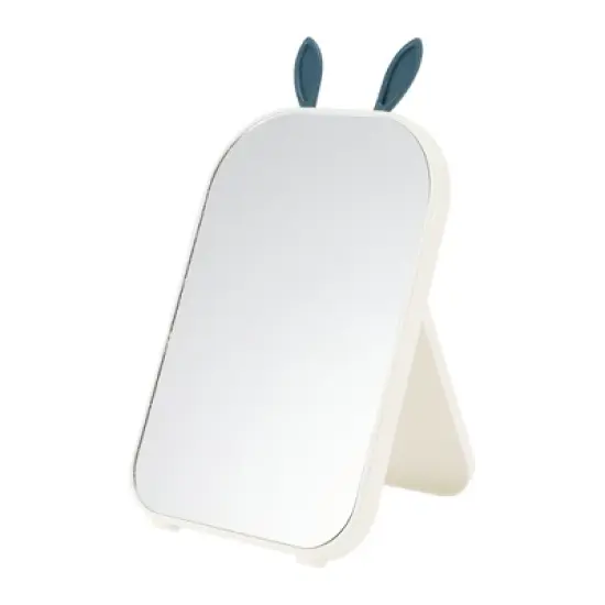 Unique Bargains Convenient Cartoon Ears Desktop Cosmetic Mirror 1 Pc image {3}