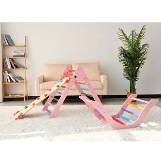 TopComfy Baby and Toddler Learning Toy, Educational Play Sets for Early Development, Sensory Stimulation Interactive Fun, Pink, 33.07&rdquo;*20.07&rdquo;*13.77" image {5}