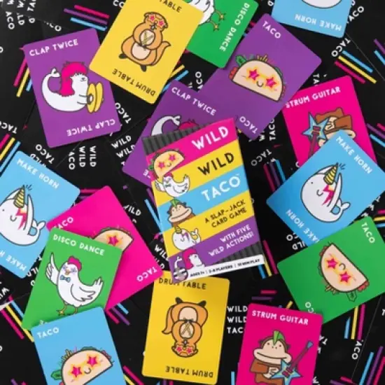 Wild Wild Taco Card Game: Dolphin Hat Games Party Activity for 2-8 Players, Creative Thinking, 10-Minute Play image {4}