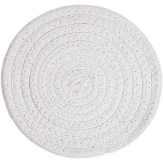 Juvale Cotton Trivet Potholder Set, Round Coasters in 4 Colors (7 Inches, 4 Pack) image {5}