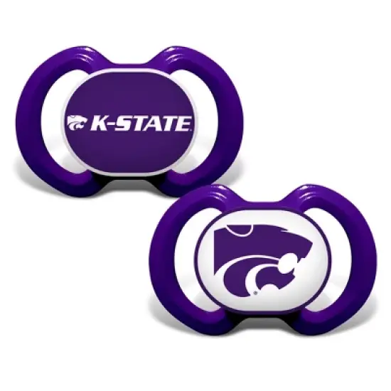 BabyFanatic Officially Licensed Unisex Pacifier 2-Pack - NCAA Kansas State Wildcats image {4}