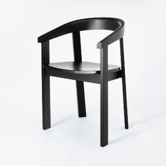 Terra Solid Wood Curved Back Dining Chair - Threshold&trade; designed with Studio McGee image {7}