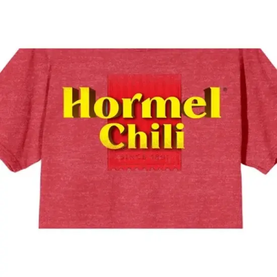 Hormel Chili Vintage Logo Crew Neck Short Sleeve Red Heather Women's T-shirt image {1}