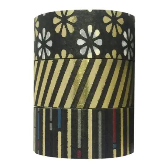 Wrapables Washi Masking Tape (Set of 3) image {10}
