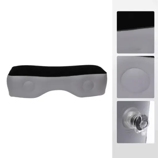 Unique Bargains Car Air Inflation Mattress Blue Gray image {4}