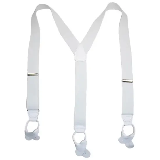 CTM Men's Big & Tall Elastic Button End Suspender with Bachelor Buttons image {6}