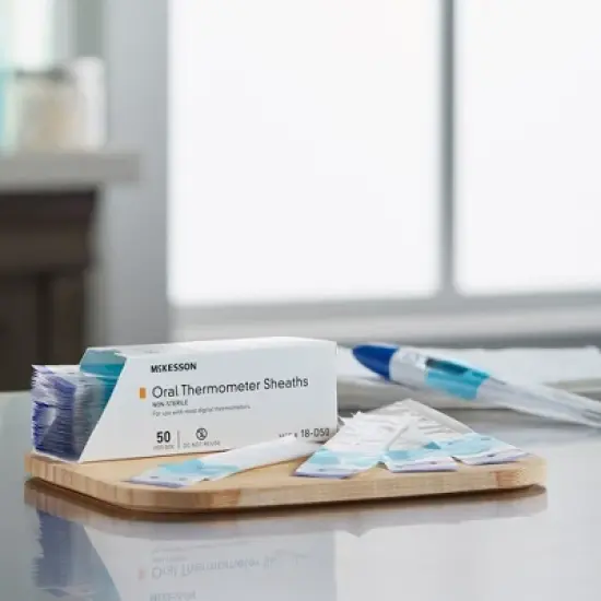 McKesson Oral Thermometer Sheaths, Disposable Covers, 50 Count image {6}