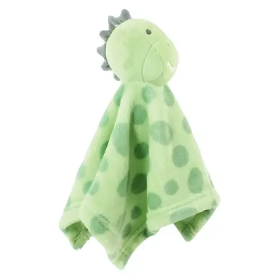 Hudson Baby Infant Boy Plush Blanket with Security Blanket, Trex, One Size image {2}