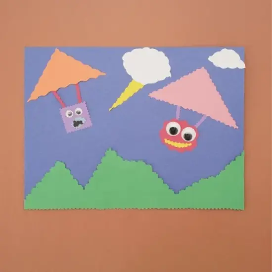 School Smart Paper Edger Scissor Set with Stand, Assorted Designs, Pack of 24 image {2}