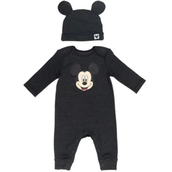 Disney Classics Winnie the Pooh Lion King Tigger Mickey Mouse Minnie Mouse Bambi Cosplay Snap Coverall and Hat Newborn to Infant image {9}