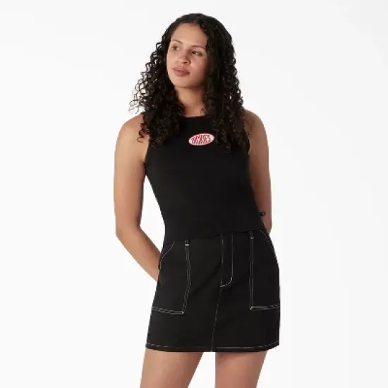 Dickies Women's Racerback Cropped Tank Top image {3}