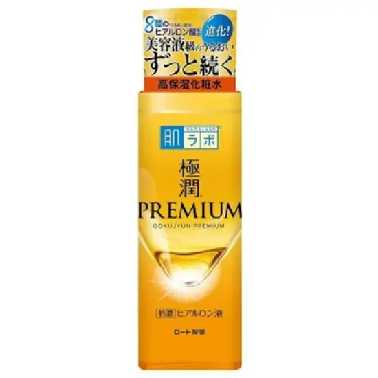 Hada Labo Rohto Gokujyun PREMIUM Lotion (Clear) 5.74oz | Hadalabo MADE IN JAPAN | 7 Types of Hyaluronic Acid Moisturizing Skin image {4}
