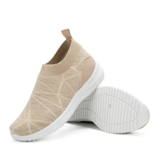 Mio Marino's Women's Casual Slip On Sneakers with Breathable Mesh image {8}