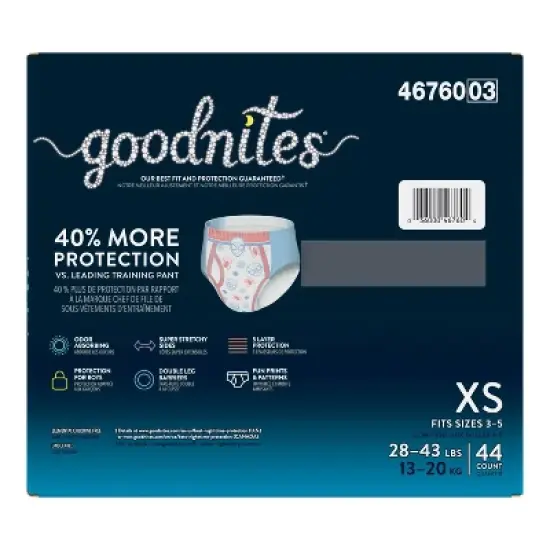 Goodnites Boys' Nighttime Bedwetting Underwear - (Select Size and Count) image {8}