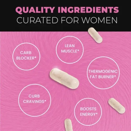 Vegan Women's Fat Burner Capsules, Nobi Nutrition, 60ct image {9}