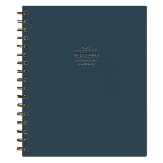 Morris & Co. by Blue Sky 7"x9" 2026&nbsp;Weekly/Monthly Wirebound Planner Hardcover Inky Fingers Bookcloth image {12}